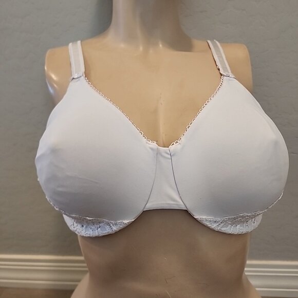 Olga Bra 40C White Underwire Unlined 35063 - Picture 1 of 4